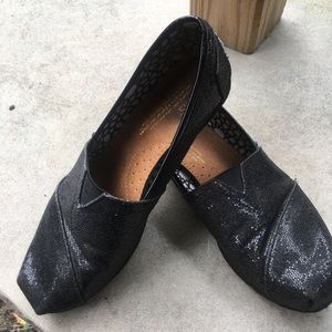 TOMs glitter shoes